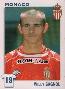 Sticker Willy Sagnol - FOOT 1999-2000 n. 179 - Panini