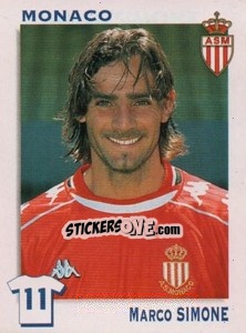 Sticker Marco Simone - FOOT 1999-2000 n. 188 - Panini