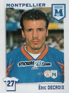 Sticker Eric Decroix - FOOT 1999-2000 n. 195 - Panini
