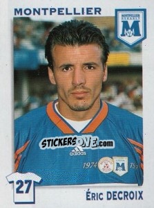 Sticker Eric Decroix - FOOT 1999-2000 - Panini