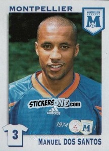 Sticker Manuel Dos Santos - FOOT 1999-2000 n. 196 - Panini