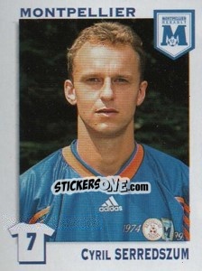 Sticker Cyril Serredszum - FOOT 1999-2000 n. 205 - Panini