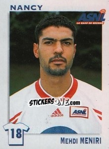 Sticker Mehdi Meniri - FOOT 1999-2000 - Panini