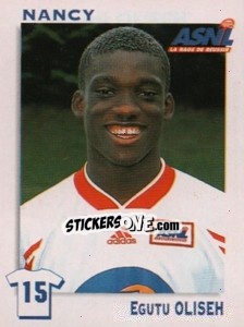 Sticker Egutu Oliseh - FOOT 1999-2000 n. 224 - Panini