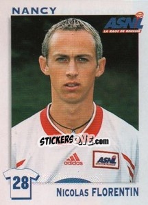 Figurina Nicolas Florentin - FOOT 1999-2000 - Panini