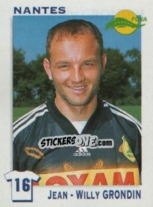 Figurina Jean-Willy Grondin - FOOT 1999-2000 n. 236 - Panini