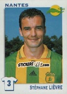 Figurina Stephane Lievre - FOOT 1999-2000 - Panini