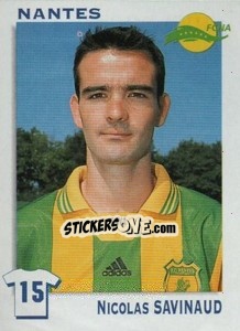 Sticker Nicolas Savinaud - FOOT 1999-2000 - Panini