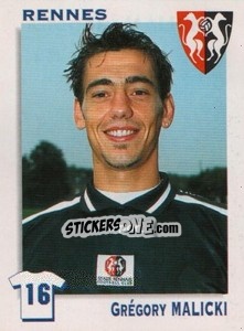 Figurina Gregory Malicki - FOOT 1999-2000 - Panini