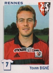 Sticker Yoann Bigne - FOOT 1999-2000 n. 286 - Panini