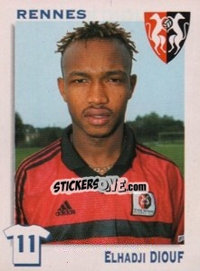 Sticker El-Hadji Diouf - FOOT 1999-2000 n. 287 - Panini