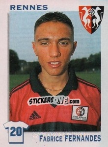 Sticker Fabrice Fernandes - FOOT 1999-2000 - Panini