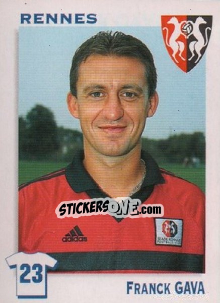 Sticker Franck Gava - FOOT 1999-2000 n. 289 - Panini