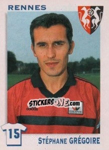 Sticker Stephane Gregoire - FOOT 1999-2000 - Panini