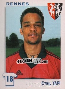 Sticker Cyril Yapi - FOOT 1999-2000 - Panini