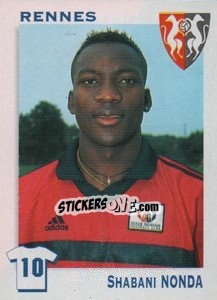 Sticker Shabani Nonda - FOOT 1999-2000 n. 294 - Panini