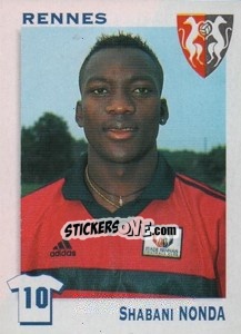 Figurina Shabani Nonda - FOOT 1999-2000 - Panini