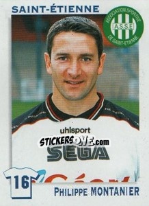 Figurina Philippe Montanier - FOOT 1999-2000 - Panini