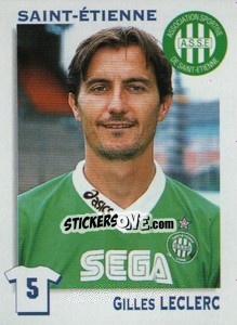 Sticker Gilles Leclerc - FOOT 1999-2000 n. 301 - Panini