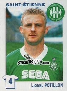 Sticker Lionel Potillon - FOOT 1999-2000 - Panini