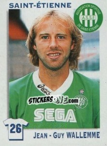 Figurina Jean-Guy Wallemme - FOOT 1999-2000 n. 304 - Panini