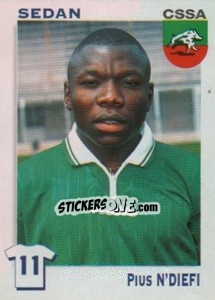 Sticker Pius N'Diefi - FOOT 1999-2000 n. 336 - Panini