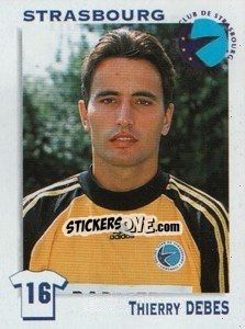 Sticker Thierry Debes - FOOT 1999-2000 - Panini