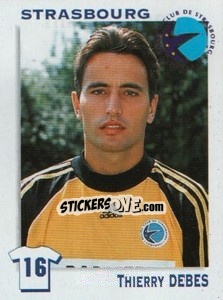 Sticker Thierry Debes - FOOT 1999-2000 n. 341 - Panini