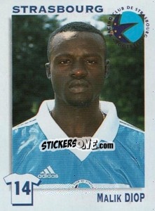 Sticker Malik Diop - FOOT 1999-2000 - Panini