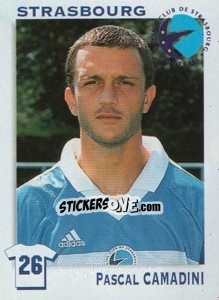 Sticker Pascal Camadini - FOOT 1999-2000 - Panini