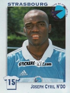 Sticker Joseph Cyril N'Do - FOOT 1999-2000 - Panini