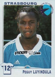 Sticker Peguy Luyindula - FOOT 1999-2000 n. 356 - Panini