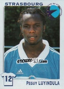 Figurina Peguy Luyindula - FOOT 1999-2000 - Panini