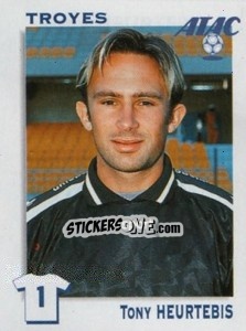 Sticker Tony Heurtebis - FOOT 1999-2000 n. 361 - Panini