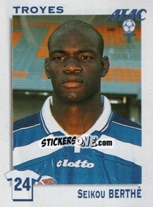 Sticker Seikou Berthe - FOOT 1999-2000 n. 363 - Panini