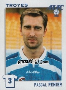 Sticker Pascal Renier - FOOT 1999-2000 - Panini