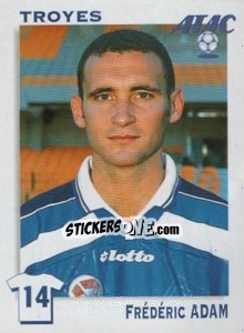 Sticker Frederic Adam - FOOT 1999-2000 n. 368 - Panini