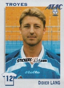 Sticker Didier Lang - FOOT 1999-2000 n. 371 - Panini