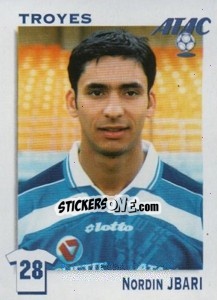 Sticker Nordin Jbari - FOOT 1999-2000 - Panini