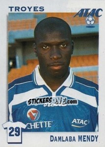 Sticker Damlaba Mendy - FOOT 1999-2000 n. 378 - Panini