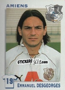 Sticker Emmanuel Desgeorges (Amiens) - FOOT 1999-2000 - Panini