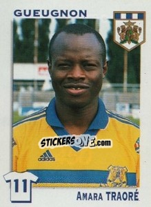Figurina Amara Traore (Gueugnon) - FOOT 1999-2000 n. 450 - Panini