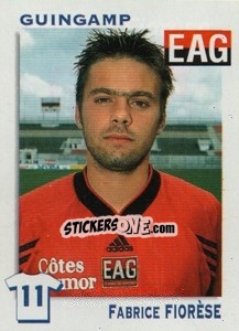 Sticker Fabrice Fiorese (Guingamp) - FOOT 1999-2000 n. 451 - Panini