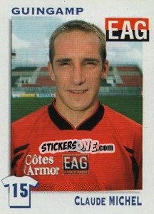Sticker Claude Michel (Guingamp) - FOOT 1999-2000 n. 452 - Panini