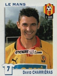 Sticker David Charrieras (Le Mans) - FOOT 1999-2000 - Panini