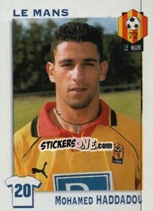 Sticker Mohamed Haddadou (Le Mans) - FOOT 1999-2000 n. 456 - Panini