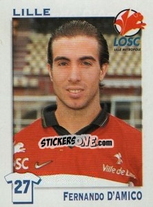 Figurina Fernando D'Amico (Lille) - FOOT 1999-2000 n. 457 - Panini