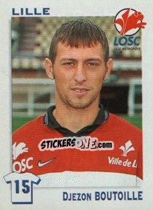 Figurina Djezon Boutoille (Lille) - FOOT 1999-2000 - Panini