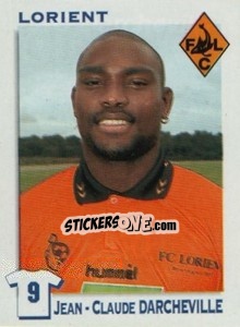 Sticker Jean-Claude Darcheville (Lorient) - FOOT 1999-2000 - Panini