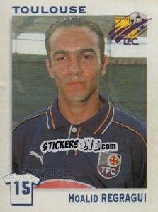 Sticker Hoalid Regragui (Toulouse) - FOOT 1999-2000 - Panini